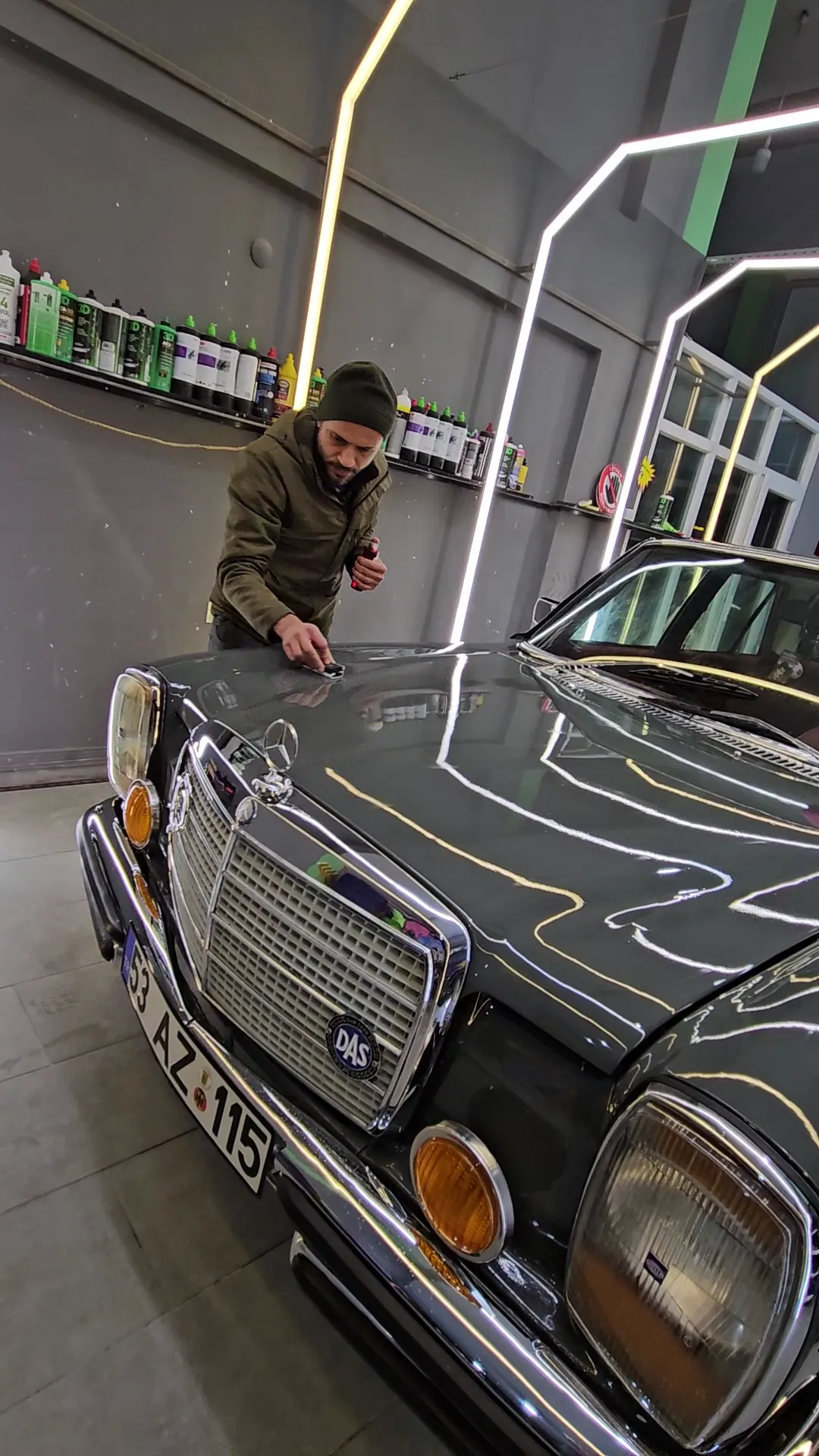 Moon Auto Rize – klasik mercedes detay